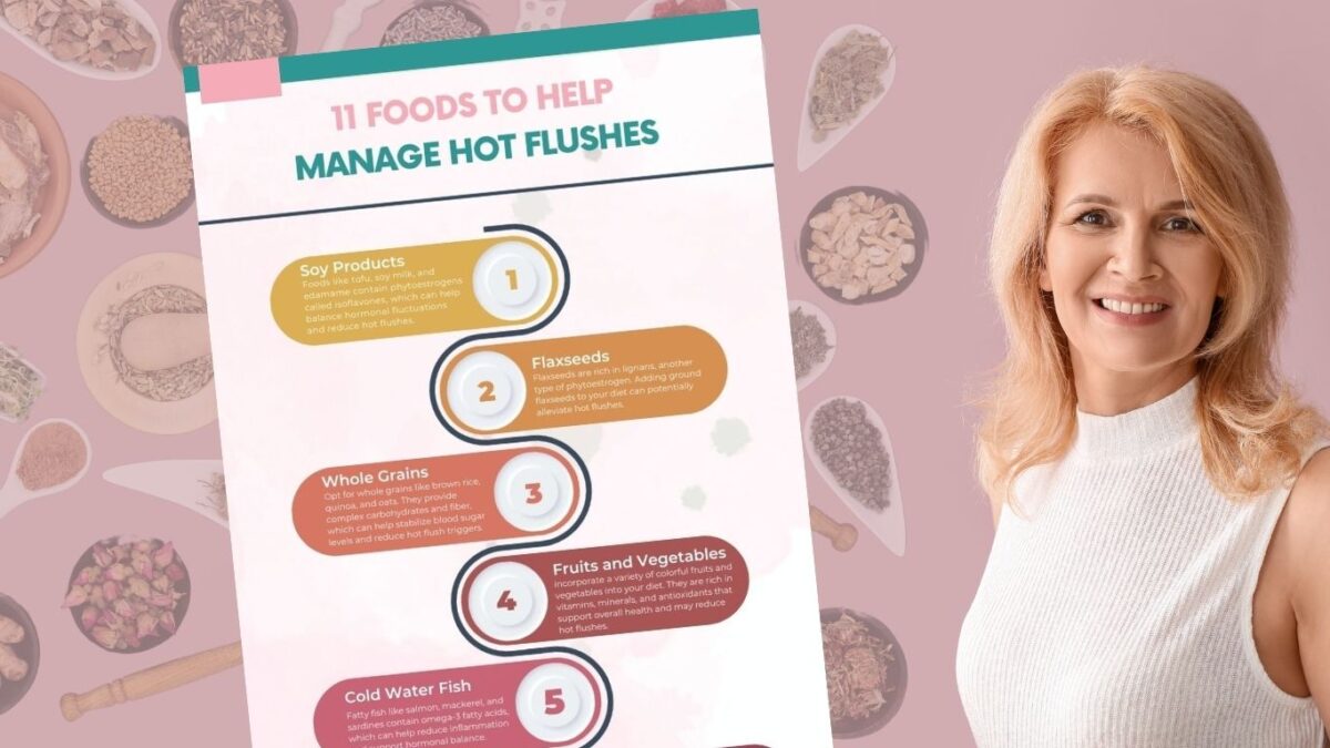 Cover: 11 Foods to Help Manage Hot Flushes