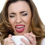 woman having bad sense of taste