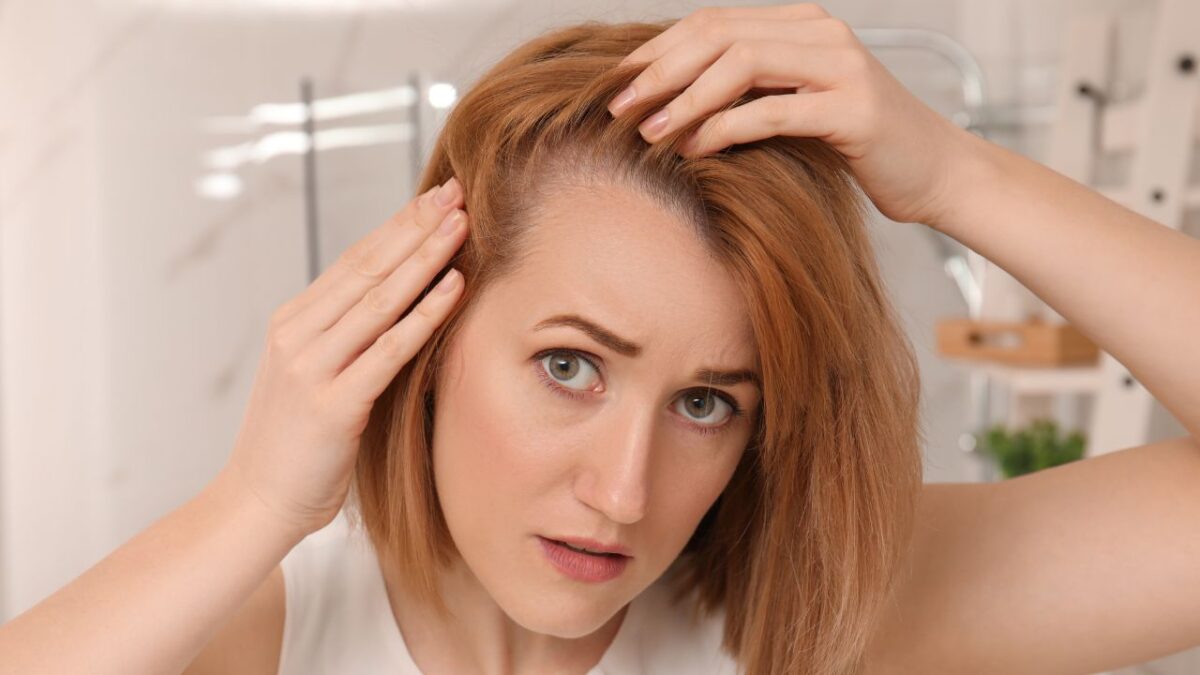 hair thinning during menopause
