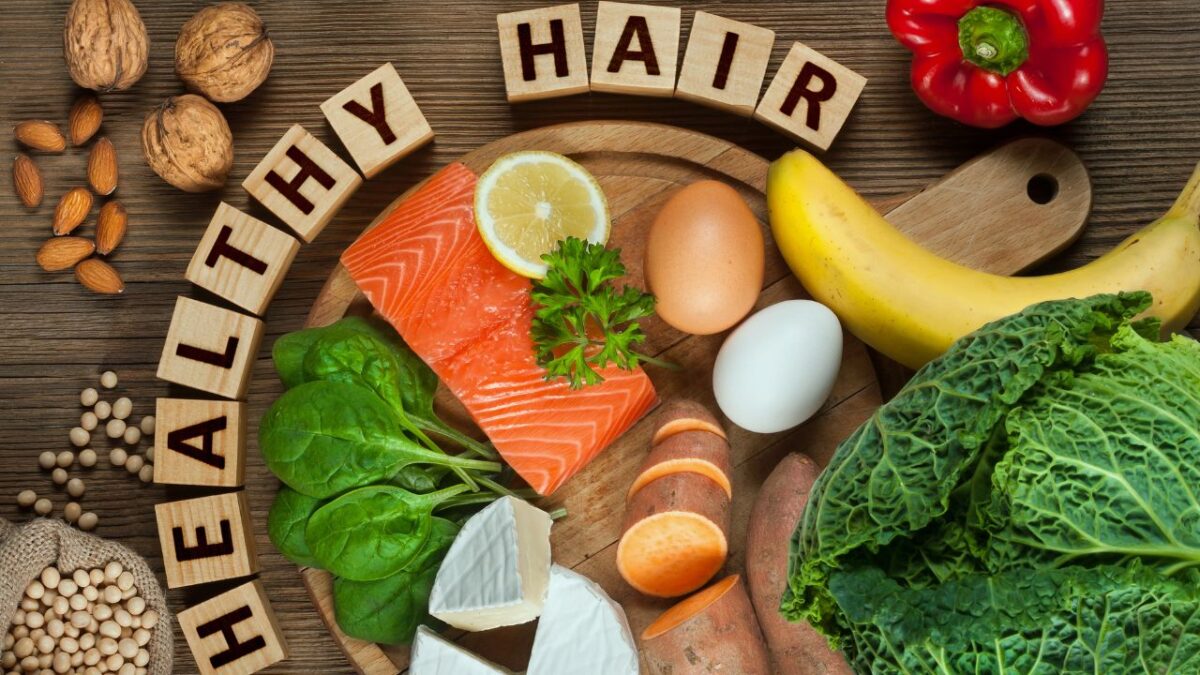 Nutrient sources for healthy hair